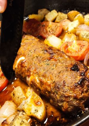 Una foto de Pan de carne
