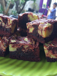 Foto resep 138. Red velvet cream cheese brownies