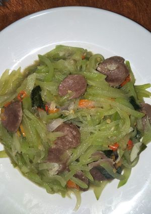 Foto resep 78. Tumis Labu Siam & Bakso