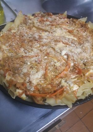 Una foto de Fideos con verduras 😄