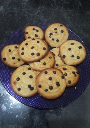 Una foto de Galletitas de limón con chips de chocolate
