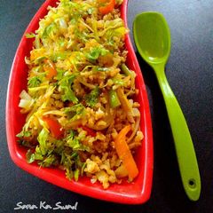 A picture of Vegetable daliya.