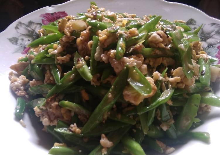Oseng buncis telor