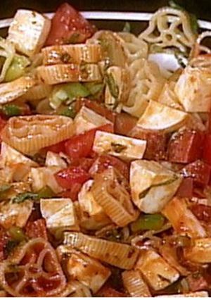 A picture of Supreme Pizza Pasta Salad.