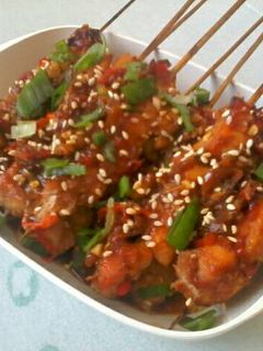 Foto resep Sate Ayam Bumbu Bulgogi (Pedes-Simple)