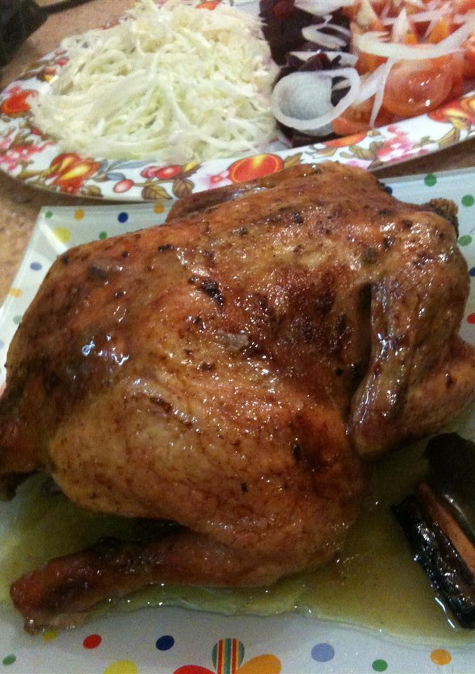 Una foto de Pollo a la canela con reducción de salsa de licor de cacao