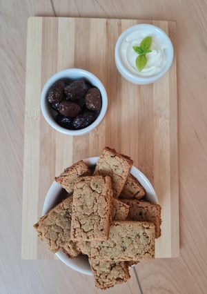 Una foto de Galletitas con harina soja 🌱 tipo crackers