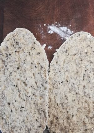 Una foto de Ciabatta integral con semillas