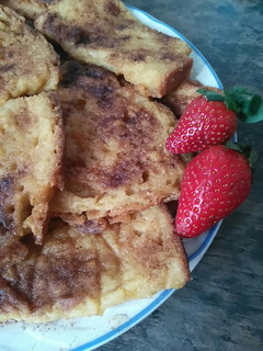 Una foto de Torrijas veganas