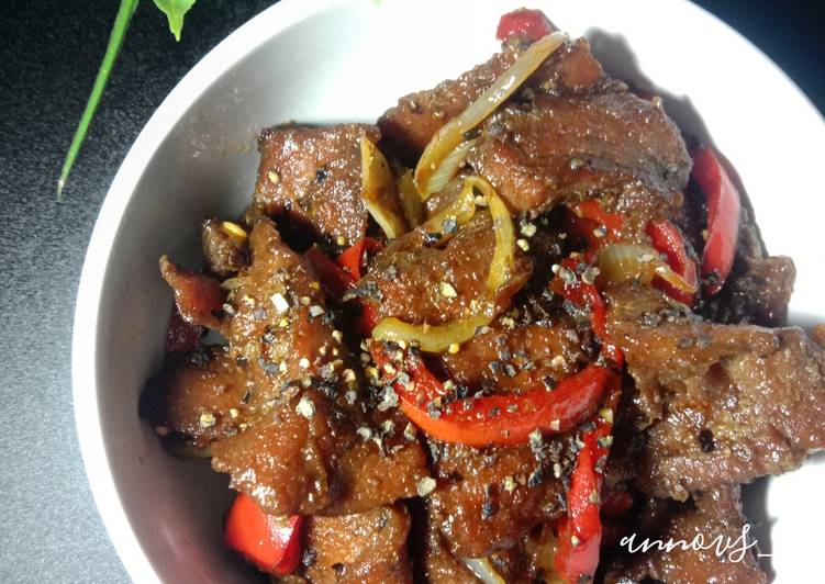 Langkah Mudah untuk Membuat Beef blackpepper Anti Gagal