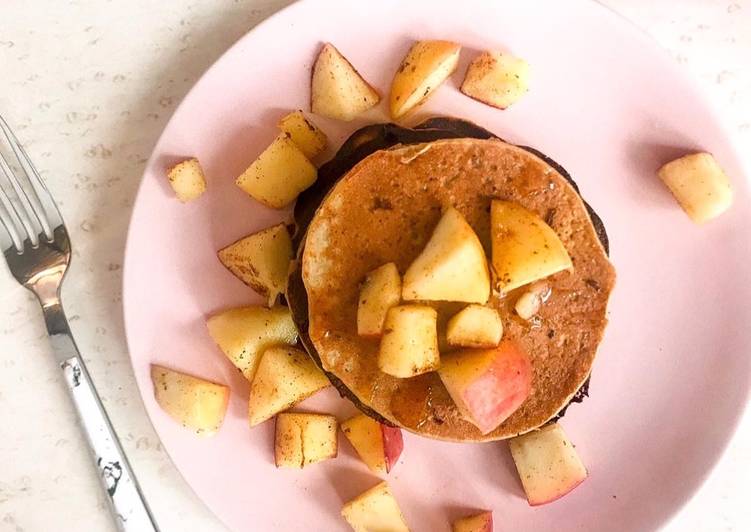 PANCAKES DE MANZANITA Y CANELA 💫🍏