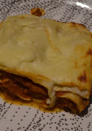 Une photo de Lasagnes à la bolognaise