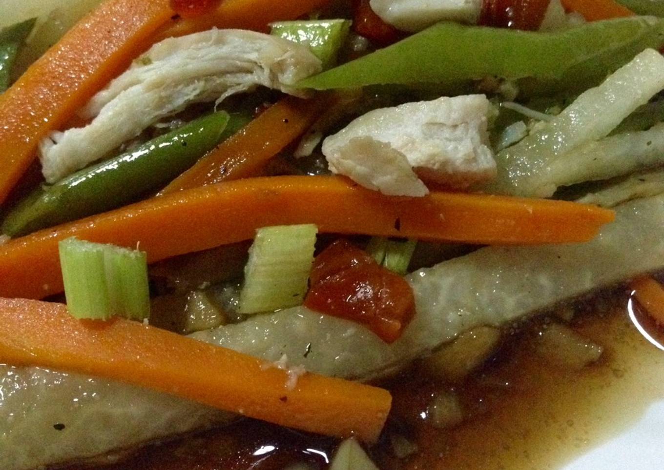 Lumpiang Hubad - Naked Spring Roll - Lumpia Filling