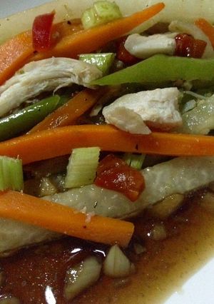 A picture of Lumpiang Hubad - Naked Spring Roll - Lumpia Filling.