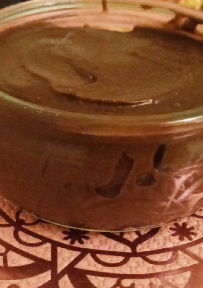 Una foto de Mousse de chocolate y aguacate