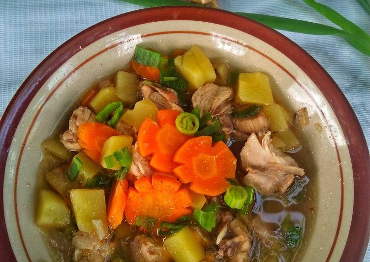 Resep Sup Ayam Jahe, Lezat Sekali