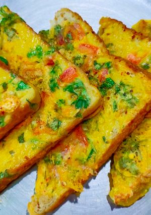 A picture of Besan Toast.