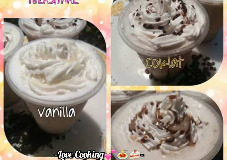 Milkshake 3 Rasa (Vanilla,Coklat,Kopi)🍹