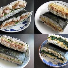 Rice Sandwich ‘Onigirazu’ A picture of Rice Sandwich ‘Onigirazu’.