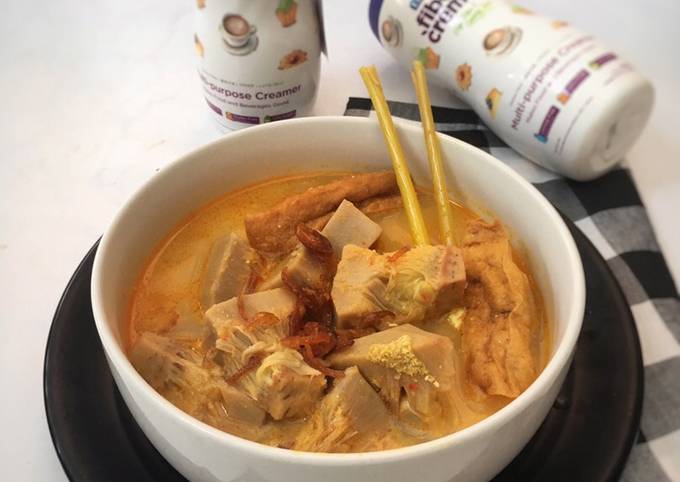 Cara Membuat Gulai Nangka dengan Fiber Creme Untuk Jualan