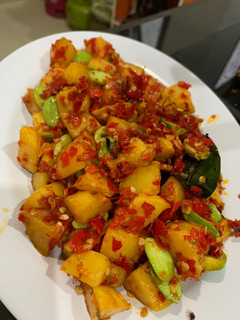 Foto resep Sambel kentang pete