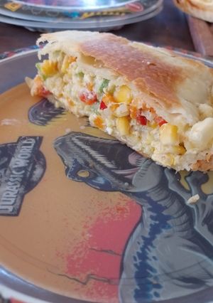 Una foto de Tarta arcoíris