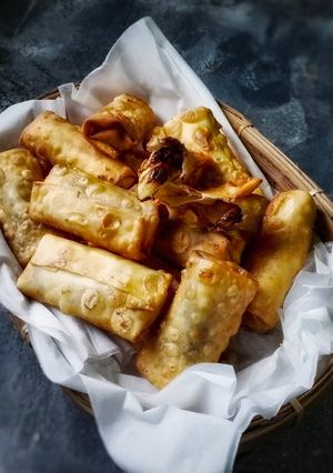 Foto resep Lumpia Pisang Cokelat
