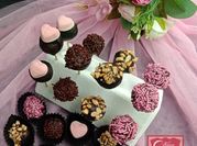 Gambar coklat marshmallow tusuk