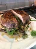 Sándwich de pollo portobello al estilo Sonorense
