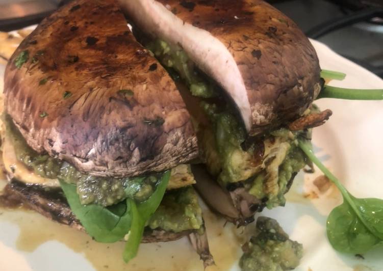 Sándwich de pollo portobello al estilo Sonorense