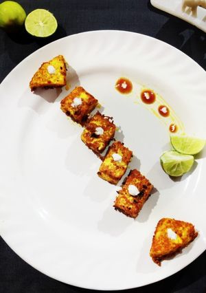 A picture of Paneer tawa fry.