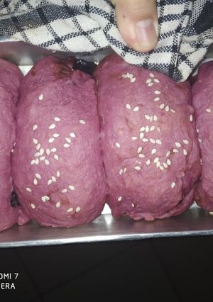 Foto resep Roti sobek Ubi ungu