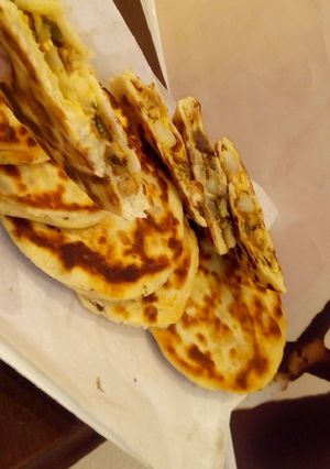 صورة لوصفة فطاير بالبطاطس والدجاج