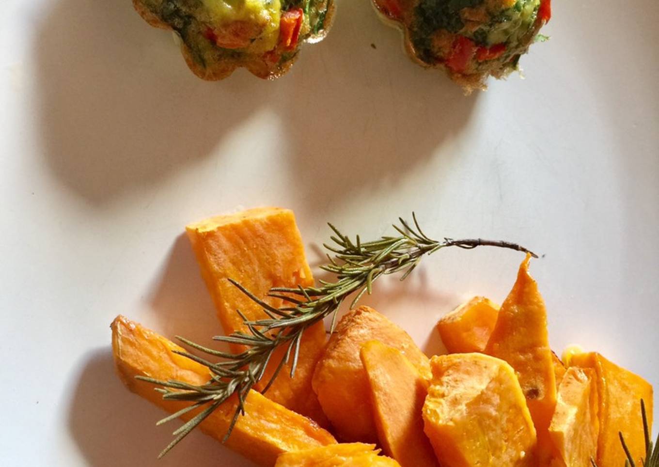 Muffins de espinaca y morr贸n 馃嵈馃崅