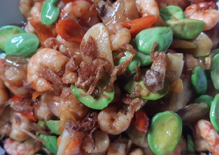 Resep Sambal goreng udang pete Anti Gagal