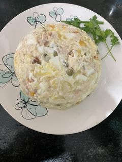 عکسی از دستور سالاد الویه (لقمه مدرسه)