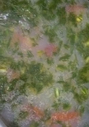 Hình của món Canh ngao nấu bỗng.