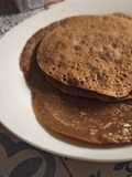 Crespelle dolci di ceci al cacao