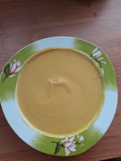 Sárgarépa-édesburgonya krémleves recept fotója