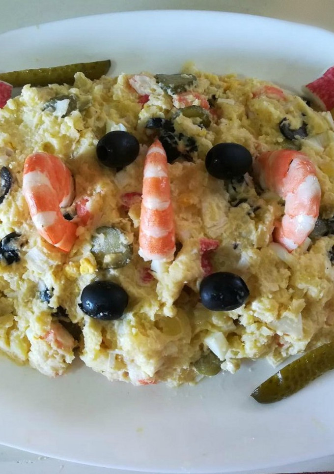 Una foto de Ensaladilla de marisco