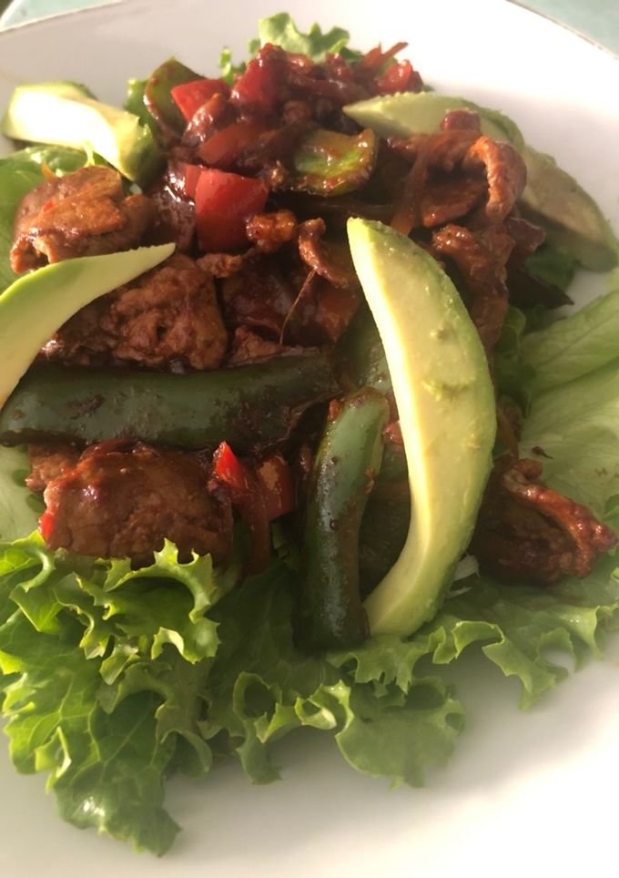 Una foto de Bistec de res a la mexicana