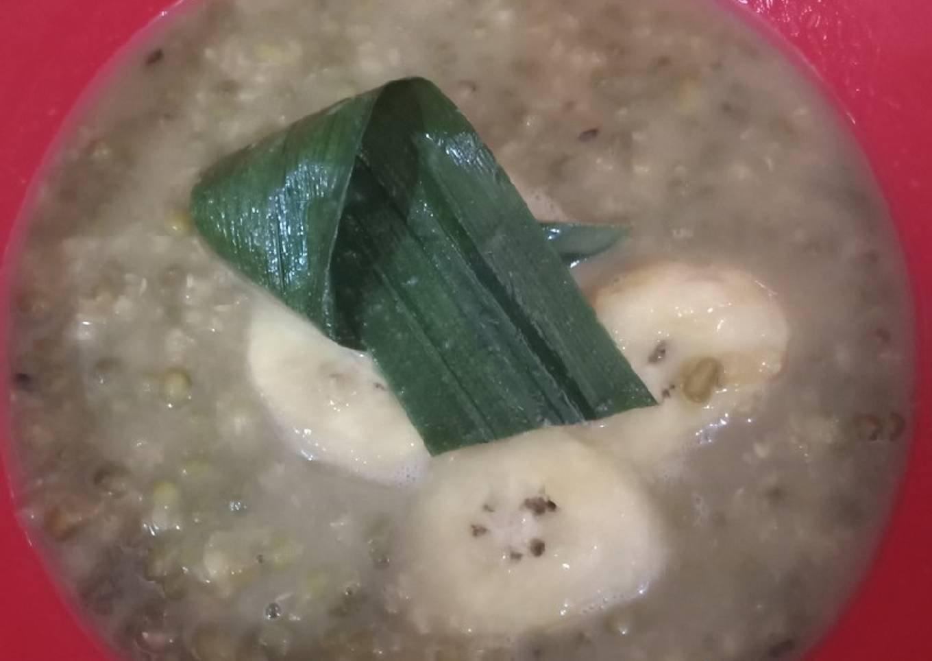 Bubur Kacang Hijau Pisang Kepok