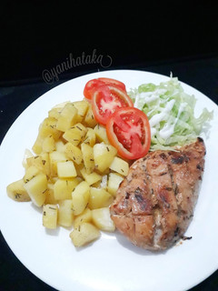 Foto resep Steak Ayam Kentang, Rosemary Chicken Steak (42)