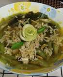 Canh miso mướp và rong biển