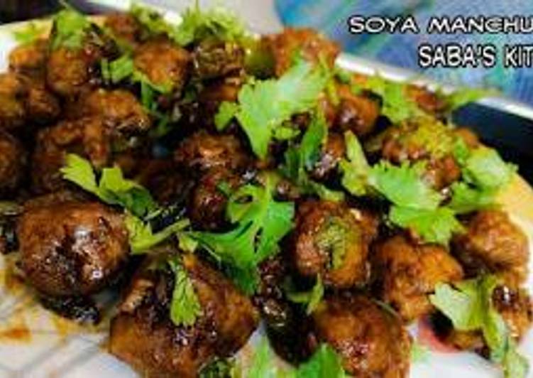 Recipe of Award-winning Soya Chunks Manchurian