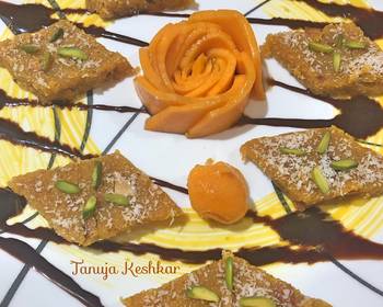 Ready to Serve Quinoa Mango fudge Burfi Delicious Simple