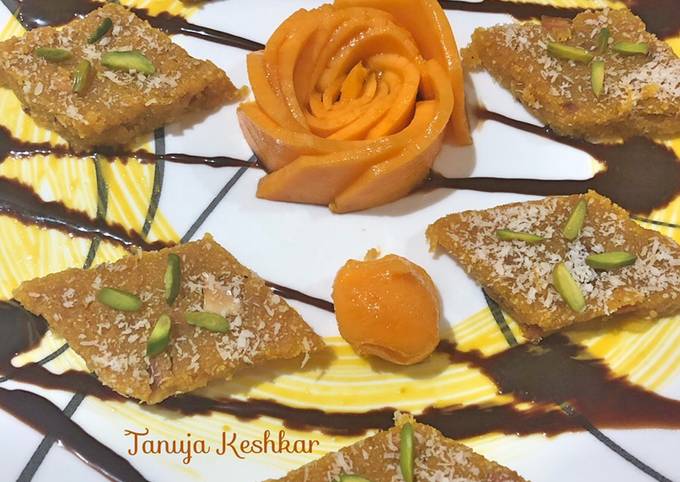 Quinoa Mango fudge (Burfi)