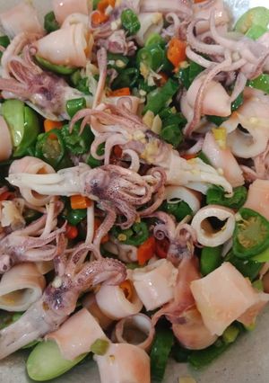 Foto resep Cumi pelangi