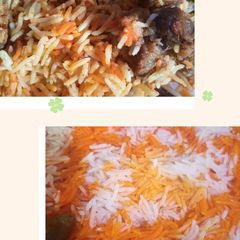 A picture of Achaari biryani.