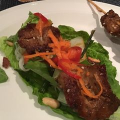 Vietnamese Pork Wraps A picture of Vietnamese Pork Wraps.